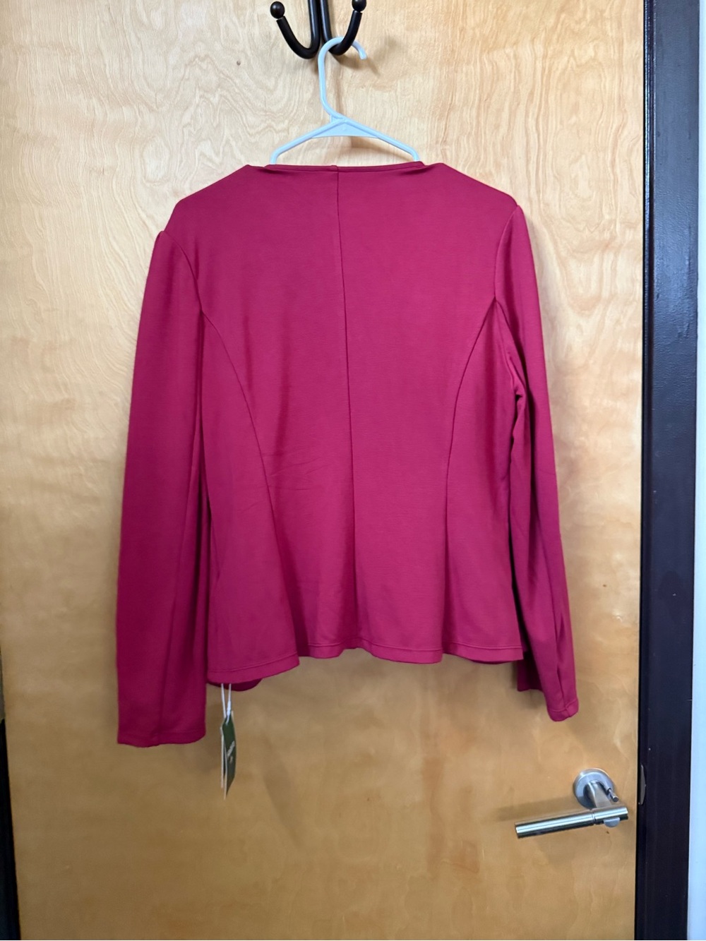 HALARA Red Open-Front Jacket - Picture 6 of 6